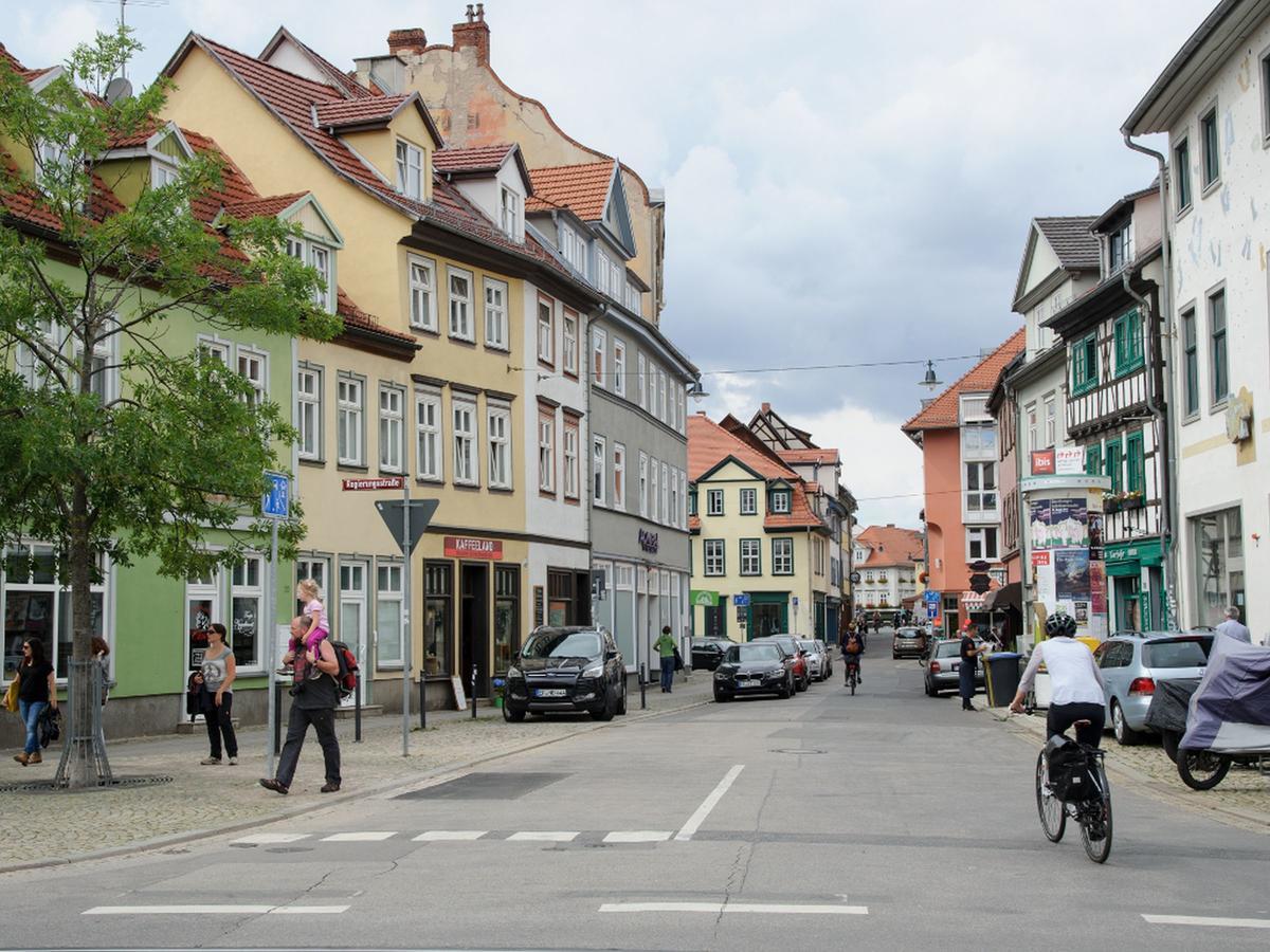 Ferienwohnung Lange Bruecke Erfurt Exterior foto